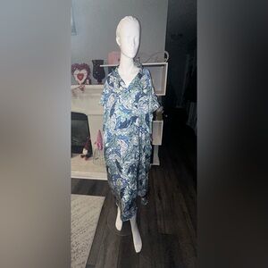 Lane Bryant new size 20 shirt dress silhouette with fit-perfect design.